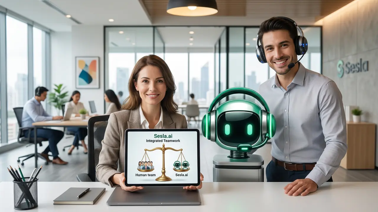 Der Sesla AI Roboter zeigt die Kostenbalance zwischen menschlichem Team und KI