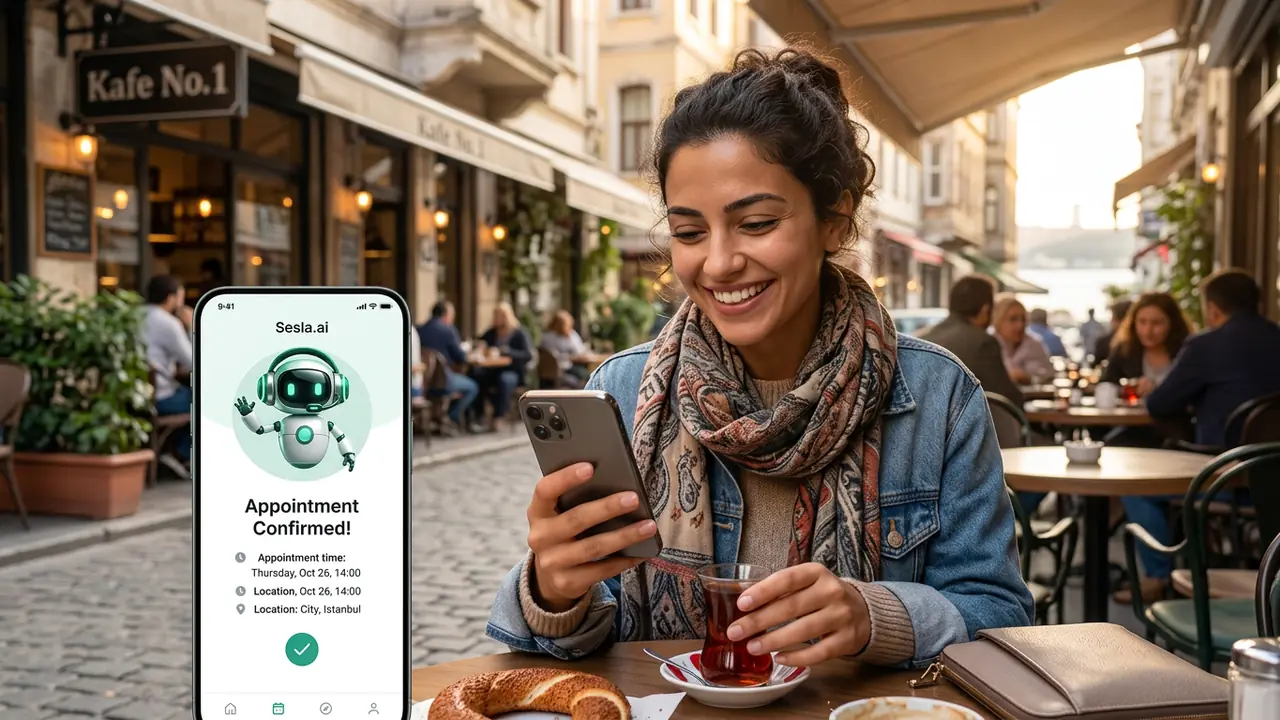 Satisfied customer easily scheduling an appointment by phone