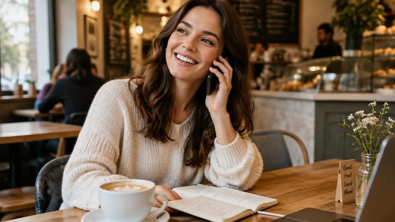 Telefonla kolayca randevu alan memnun müşteri