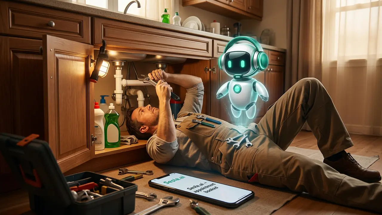 Vergleich eines alten Anrufbeantworters mit dem Sesla-AI-Roboter als Telefonassistent